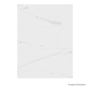 Porcelanato Lumina Polido White - 60cmx120cm Ret