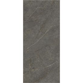 Porcelanato Acetinado Marmorizado 120x270cm Preto - Ceusa Port Noir Bk Act Dd Esmaltado Retificado