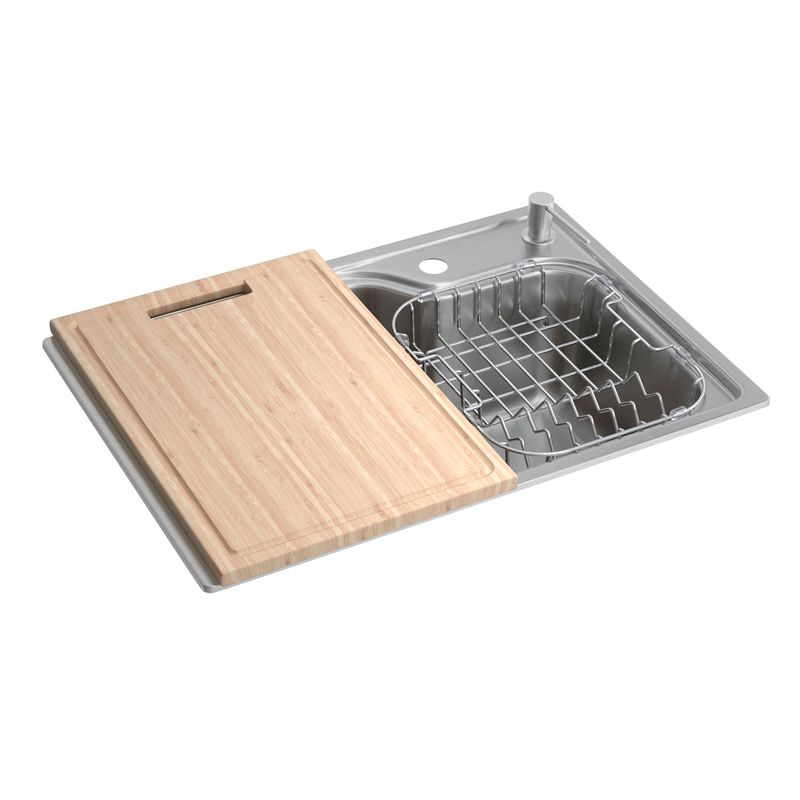 Cuba-de-Cozinha-Retangular-Deca-com-Deck-e-Acessorios-60x40cm-Facile-Inox---Deca---CC.660.60.DKAC.INX---Fundo-Branco-Produto-Principal-SKU-posicionada-na-diagonal-direita-ou-redondo-e-produto-fechado
