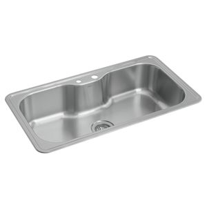 Cuba de Cozinha Retangular Deca com Deck 80x40cm Facile Inox