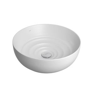 Cuba de Apoio Deca Redonda 40cm Gota Branco Fosco