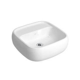 Cuba de Apoio Deca Quadrada com Deck 40cm Bold Branco