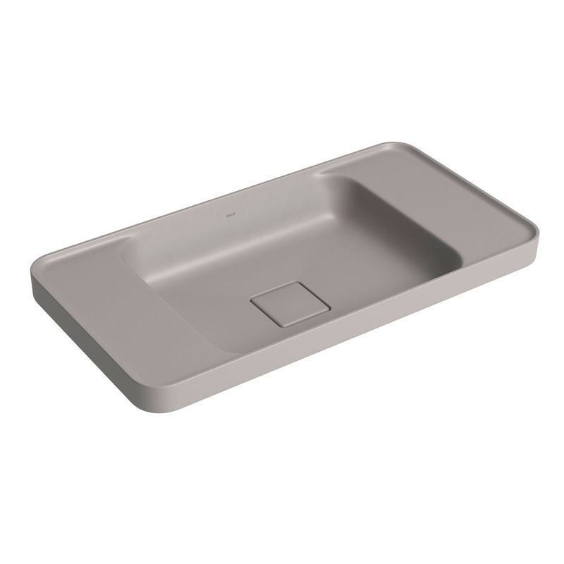 Cuba-de-Sobrepor-Deca-com-Mesa-Retangular-62cm-Slim-Soft-Antracite---Deca---L.23062.MDE.85---Fundo-Branco-Produto-Principal-SKU-posicionada-na-diagonal-direita-ou-redondo-e-produto-fechado
