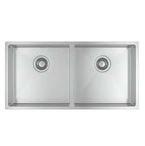 Cuba-de-Cozinha-Retangular-Dupla-Deca-80x40cm-Suprema-Inox---Deca---CC.670.80.DUO.INX---Fundo-Branco-Produto-Principal-SKU-posicionada-de-frete-e-reto