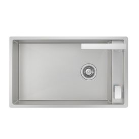 Cuba de Cozinha Retangular com Monocomando Deca Suprahide 70x40cm Inox