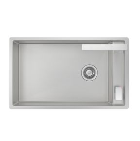 Cuba-de-Cozinha-Retangular-com-Monocomando-Deca-Suprahide-70x40cm-Inox----Deca---CC.670.70.SUP.INX---Fundo-Branco-Produto-Principal-SKU-posicionada-de-frete-e-reto
