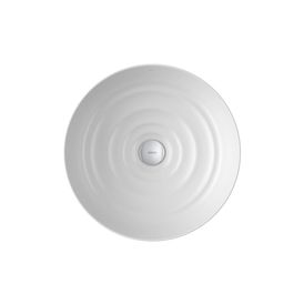 Cuba de Apoio Deca Redonda 40cm Gota Branco Fosco
