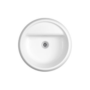 Cuba de Apoio Deca Redonda com Deck 40cm Bold Branco