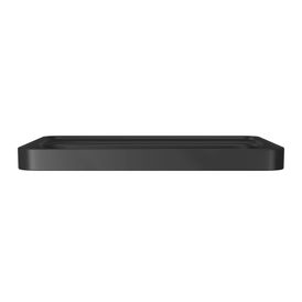 Cuba de Sobrepor Deca com Mesa Retangular 50cm Slim Ébano Fosco