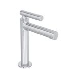 Torneira-Deca-de-Mesa-Bica-Baixa-para-Lavatorio-Beta-Cromado---Deca---1197.C109---Fundo-Branco-Produto-Principal-SKU-posicionada-na-diagonal-direita-ou-redondo-e-produto-fechado