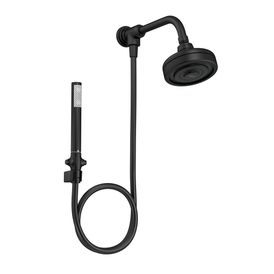 Kit Chuveiro Deca com Desviador Universal Redondo de Parede Black Matte