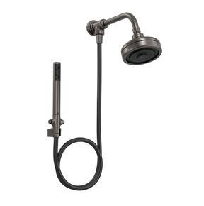 Kit-Chuveiro-Deca-com-Desviador-Universal-Redondo-de-Parede-Dark-Antracite---Deca---1990.GFMT.STDKIT.N---Fundo-Branco-Produto-Principal-SKU-posicionada-na-diagonal-direita-ou-redondo-e-produto-fechado