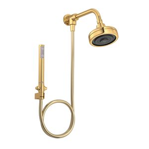 Kit Chuveiro Deca com Desviador Universal Redondo de Parede Gold
