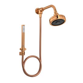 Kit Chuveiro Deca com Desviador Universal Redondo de Parede Red Gold