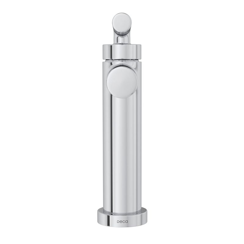 Misturador-Monocomando-Deca-de-Mesa-Bica-Baixa-para-Cozinha-Beta-Cromado---Deca---2875.C109---Fundo-Branco-Produto-com-item-complementar-posicionada-de-frete-e-reto