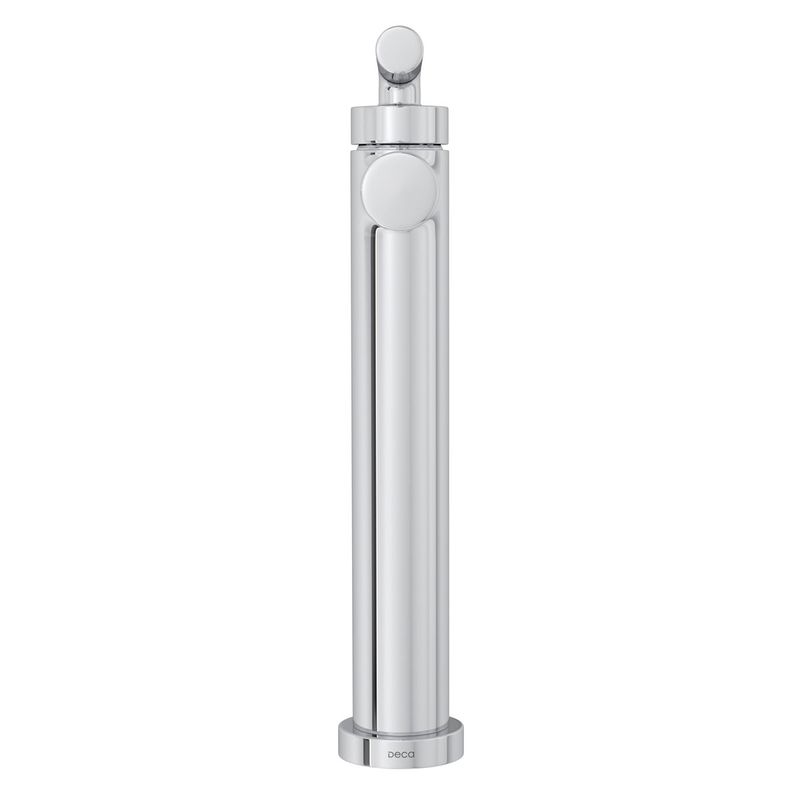 Misturador-Monocomando-Deca-de-Mesa-Bica-Alta-para-Lavatorio-Beta-Cromado---Deca---2885.C109---Fundo-Branco-Produto-com-item-complementar-posicionada-de-frete-e-reto
