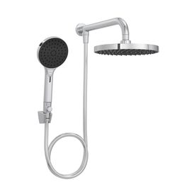 Chuveiro Redondo de Parede com Desviador Cromado