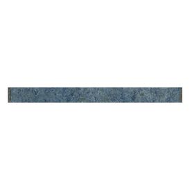 Porcelanato Pedra Hard 1,3x15cm Azul - Portinari Borda Mini Atlantis Bl Esmaltado Bold