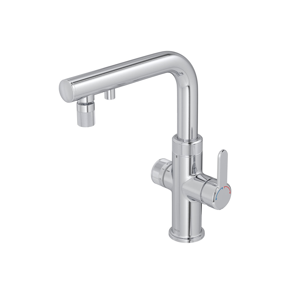 Misturador-Monocomando-Deca-para-Cozinha-com-Filtro-e-Agua-Gelada-com-Gas-127v-Cromado---Deca---2280.CR.CS.127---Fundo-Branco-Produto-Principal-SKU-posicionada-na-diagonal-esquerda