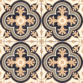 Porcelanato Acetinado Decorado 60x60cm Multicolor - Ceusa Ladrilho Sena Esmaltado Retificado