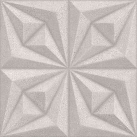Cerâmica Cimentício Acetinado 60x60cm Cinza - Ceusa Drapeado Beton Retificado
