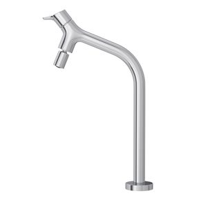 Torneira-Deca-de-Mesa-Bica-Alta-para-Cozinha-Gama-Cromado---Deca---1167.C13---Fundo-Branco-Produto-Principal-SKU-posicionada-na-diagonal-esquerda