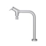 Misturador-Monocomando-Deca-de-Mesa-para-Cozinha-Gama-Cromado---Deca---2256.C13---Fundo-Branco-Produto-Principal-SKU-posicionada-na-diagonal-esquerda