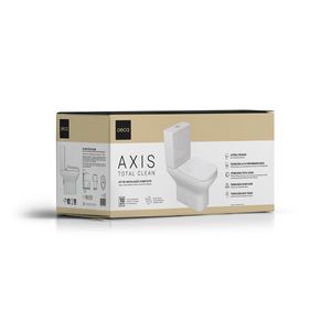 Kit Bacia com Caixa Axis Total Clean - Branco