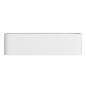 Cuba Retangular de Apoio 50cm com Deck Branco