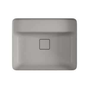 Cuba Retangular de Embutir com Mesa 50cm Soft Antracite