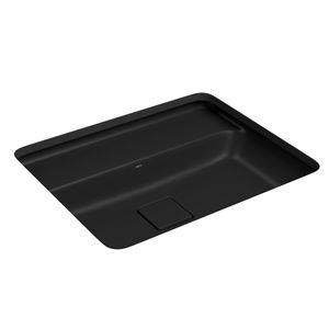Cuba Retangular de Embutir com Mesa 50cm Ébano Fosco