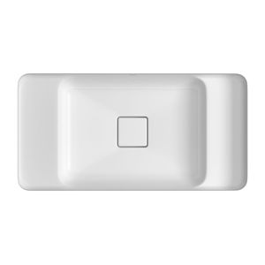 Cuba Retangular de Embutir com Mesa 60cm Branco