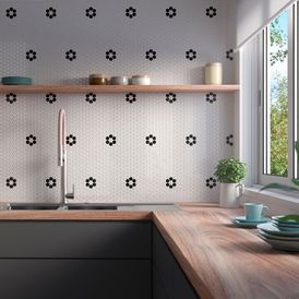 Porcelanato Mc Petit Poa Wh Lux - 31x33cm Bold