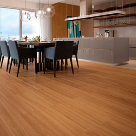 Piso Laminado Super Click Durafloor Nature Freijó Puro 18,7cmx134cm