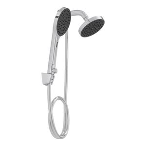 Chuveiro Redondo de Parede 12,6cm com Desviador Cromado