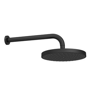 Chuveiro Redondo de Parede Black Matte