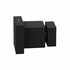 Acabamento para Registro de Pressão Até 1 com Mecanismo 1/2 Volta Cubo Black Matte