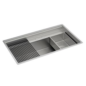 Cuba de Cozinha Retangular Funstation Deca Wish 90x50cm Inox