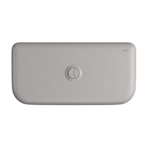 Caixa Acoplada Monocromática com Acionamento Duo Soft Antracite