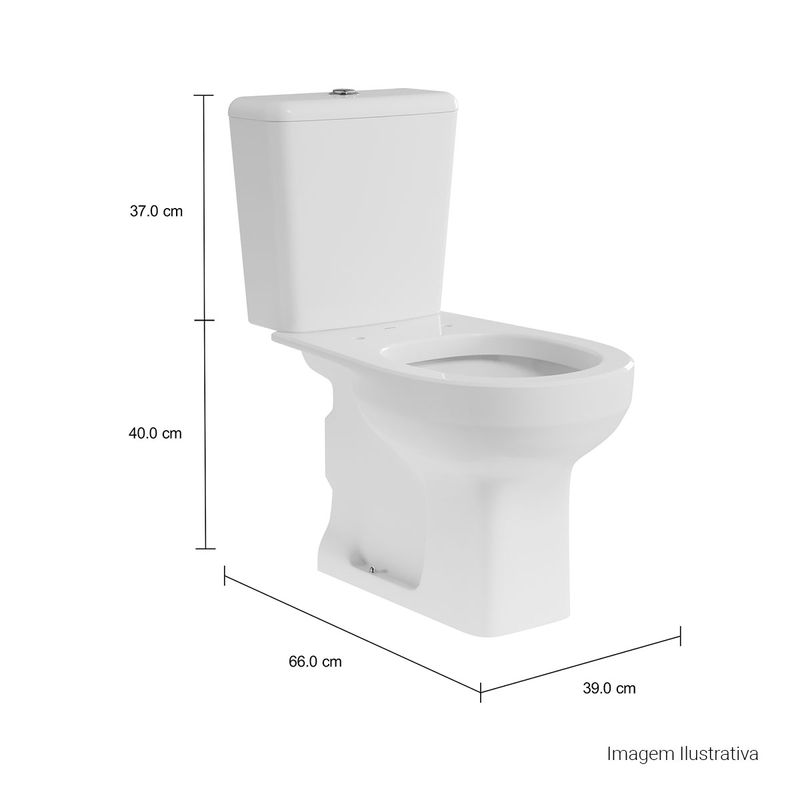 Bacia-para-Caixa-Acoplada-Deca-Fast-Branco---Deca---P.760.17---Fundo-Branco-Medida-Foto-com-medidas-Produto-unico-ou-multiplos