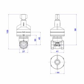 Base Registro de Gaveta 1/2"