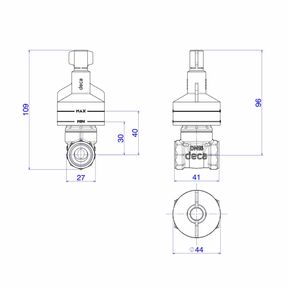 Base-para-Registro-de-Gaveta-Deca-1-2--Dn15----Deca---4509102---Fundo-Branco-Medida-Imagem-do-Desenho-tecnico-de-engenharia