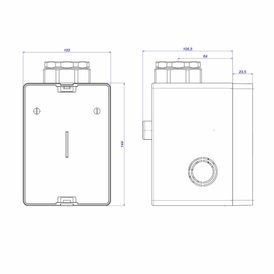 Base para Válvula de Descarga