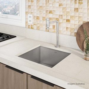 Torneira Deca de Mesa Bica Móvel de 90 Graus para Cozinha Link Cromado