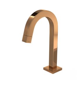 Torneira-Deca-de-Mesa-Bica-Baixa-para-Lavatorio-Tube-Red-Gold---Deca---1197.GL.TUB.RD---Fundo-Branco-Produto-Principal-SKU-posicionada-na-diagonal-esquerda