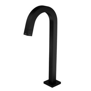 Torneira de Mesa Bica Alta para Lavatório Tube Black Matte