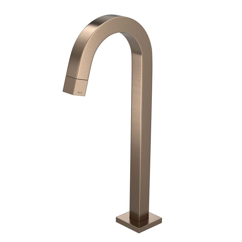 Torneira-Deca-de-Mesa-Bica-Alta-para-Lavatorio-Tube-Corten---Deca---1198.CT.TUB.MT---Fundo-Branco-Produto-Principal-SKU-posicionada-na-diagonal-esquerda