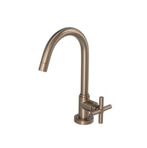 Torneira-Deca-de-Mesa-Bica-Alta-para-Lavatorio-Duna-Classica-Corten---Deca---1198.CT64.MT---Fundo-Branco-Produto-Principal-SKU-posicionada-na-diagonal-esquerda