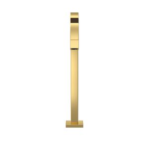 Torneira de Mesa Bica Alta para Lavatório Tube Gold