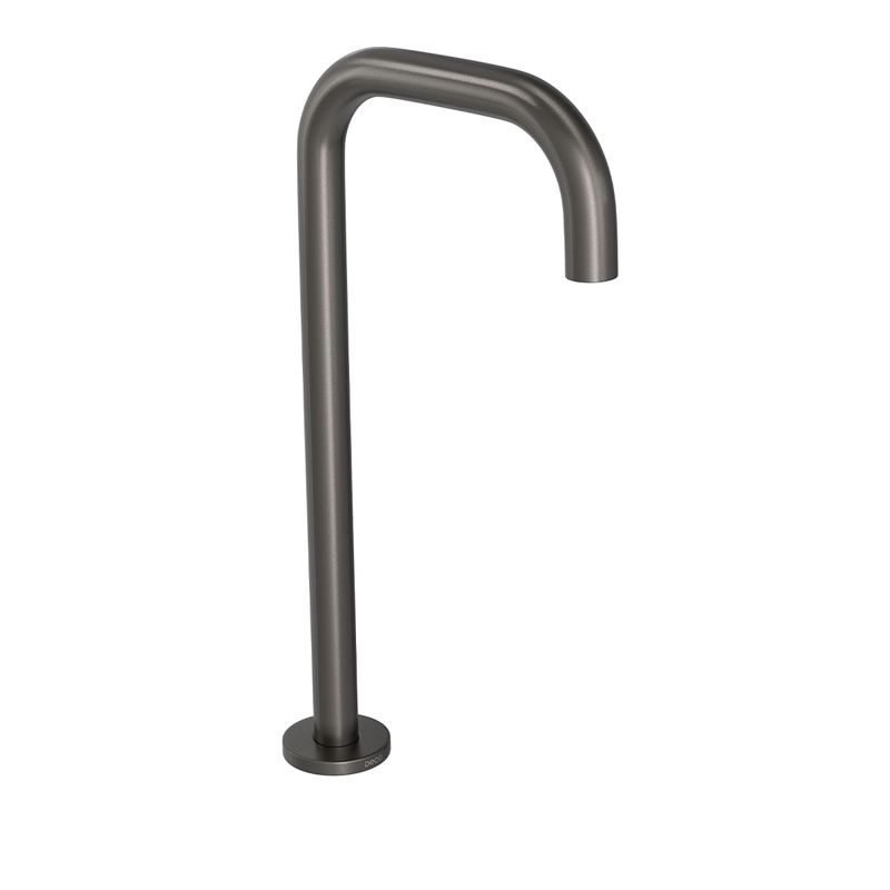 Bica-de-Mesa-Deca-M-para-Cuba-e-Lavatorio-Quadrada-You-Dark-Antracite---Deca---1791.GF105.MT---Fundo-Branco-Produto-Principal-SKU-posicionada-na-diagonal-direita-ou-redondo-e-produto-fechado
